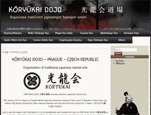 Tablet Screenshot of bujin.cz